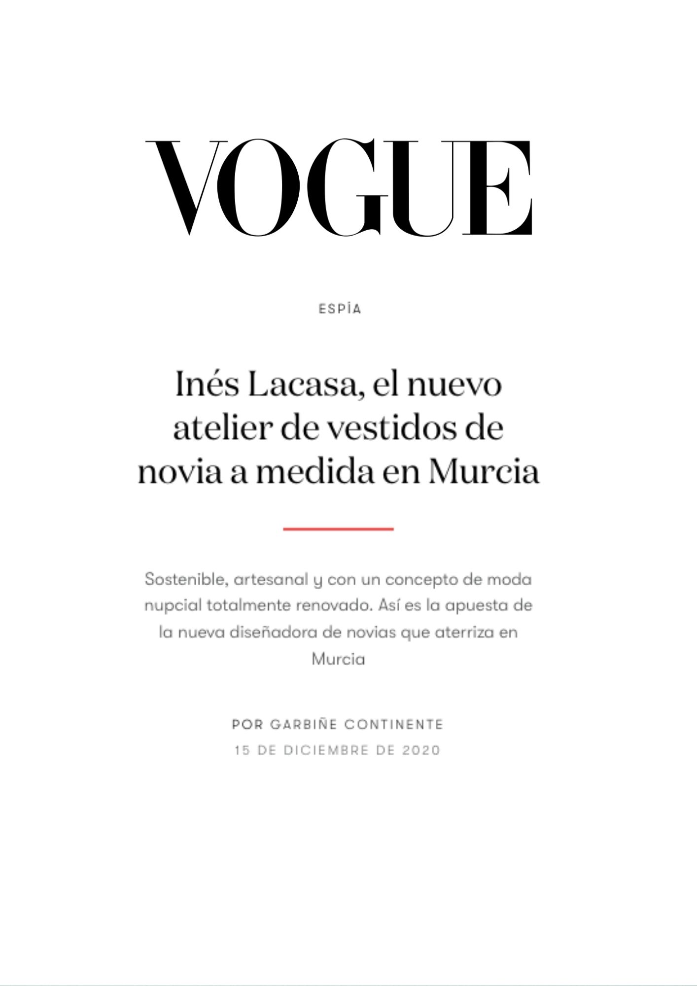 Vogue Novias